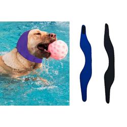 Manon Rosa Lot de 2 Bonnets de Bain imperméables Toutes Saisons pour Le Bain Les Jours de Pluie et la Natation – Protège-Oreilles et Fourniture de Voyage pour Chiens de Petite, Moyenne et Grande