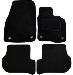 Sakura WW0366 Fully Tailored Carpet Floor Mats, Black