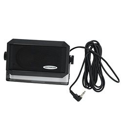 VECTORCOM Altavoz externo de 5 W, con conector de 3,5 mm, rectangular, para radioaficionados, radio CB y escáner TRD550