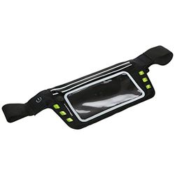 Ultrasport Cintura con Illuminazione Led e Tasca In Neoprene con Cerniera