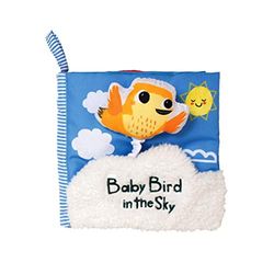 Manhattan-leksak, utanför Sky-tema Soft Baby-aktivitetsbok med squeaker