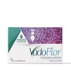 Vado Flor Compresse - Integratore Alimentare - A base di fibre, estratti vegetali e probiotici - per la regolarità intestinale - 30 cpr