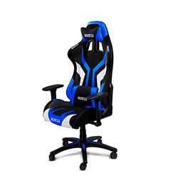 Sparco Office Chair/Gaming Chair Torino Black/Blue (Reclinable)