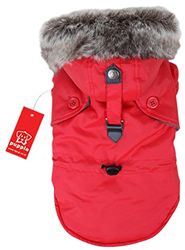 Puppia December Manteau pour Chien Rouge Taille S 20 cm