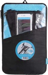 Tacx T2935 Ensemble de Serviette et Housse de Transpiration pour Smartphone Bleu Taille Unique Unisex-Adult