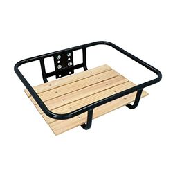 Dresco front pannier rack wood