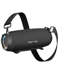 HEYSONG 50W Cassa Bluetooth Portatile Grande, Speaker Bluetooth Stereo Potente, Bassi Profondi, IPX7 Impermeabile/Cinghia/Powerbank/20 Ore Riproduzione/HIFI Audio/Luci Colorate