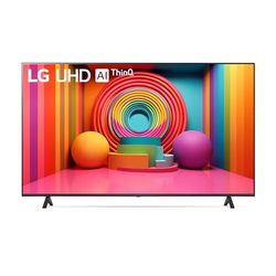 LG UHD 50'', Serie UR75, Smart TV 4K, 50UR75006LK, Processore α5 Gen6, HDR10 Pro, Filmmaker Mode, Game Optimizer, Wi-Fi, webOS 23, Alexa, Sports Portal, 3 HDMI, 2 USB