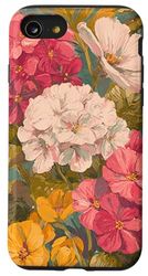 Pretty floral wildflower flower art, perfect autumn fall Case for iPhone SE (2020) / 7/8