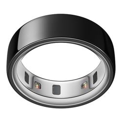 Oura Ring 4 – Black – storlek 5 – smart ring | Prova ut storleken med ett storlekskit för Oura Ring 4 | Registrera sömn – puls – kondition – upp till 8 dagars batteritid