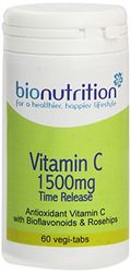 Bio Nutrition Vitamin C 1500mg Time Release - Antioxidant Vitamin C with Bioflavonoids - 60 vegi-tabs