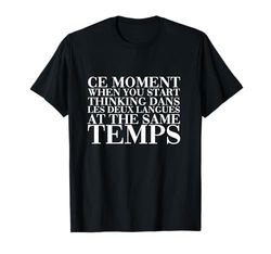 Mix di Lingue Francese / Inglese | Scherzo Maglietta