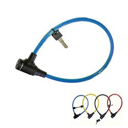 Master Lock 8169EURDPRO Lucchetto Bici, Chiaivi, 65 cm Cavo, Esterno, Ottimo per Proteggere Bicicletta, Skateboard, Passeggino, Falciatore, Attrezzature Sportive