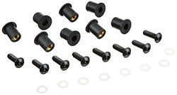 Puig 0957 N Screw Fastener Kit, Black