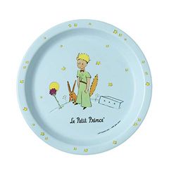 Petit Jour Paris - Piatto per bambini "Il Piccolo Principe", 18 cm, Goditi il tuo primo pasto!