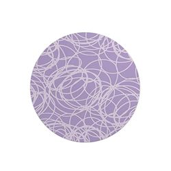 Questo Casa, Round Digital Printed Mouse Pad, Non-Slip Base, for Office and Home, Diameter:22cm