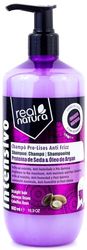 REAL NATURA - Pro-Lisos Anti-Frizz Argan Shampoo - 500ml - Unisex - Salt-Free, Smooth and Frizz-Free Hair
