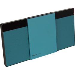 Panasonic SC-HC304EG-G Design estéreo com digital Dab (Bluetooth, FM, CD, micro- com 20 W RMS), azul