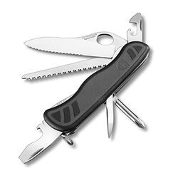 Victorinox, Trailmaster Grip, Coltello Svizzero, Originale, Multiuso, Campeggio, 10 Funzioni, Lama, grande with wavy edge, Cacciavite 3 mm, Bloccabile, Lama a una mano
