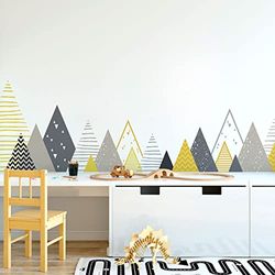 Pegatinas de pared para niños – Decoración de habitación infantil – Adhesivo de pared escandinavo, – 60 x 100 cm