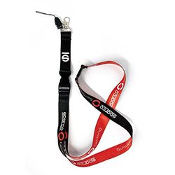 Sparco LANYARD GAMING NEGRO/ROJO