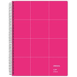 Grafoplás 88522954 - Quaderno a spirale, quadretti 5 mm, 100 fogli, 90 g, Fucsia, A4