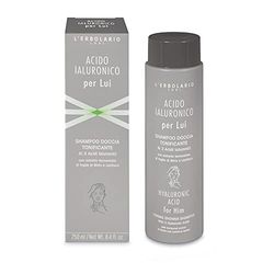 Hyaluronic Acid for Him Toning Shower Shampoo by LErbolario for Men - 8.4 oz Shampoo