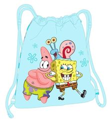 Safta 612291855 SpongeBob, Stay Positive, platte zak voor kinderen, 26 x 34 x 1 cm, uniseks, meerkleurig, 26 x 1 x 34 cm