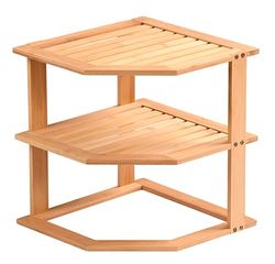 Kesper | Étagère de Cuisine en Bambou, Dimensions : 25 x 25 x 27 cm, Couleur : Marron | 58804