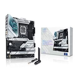 ASUS ROG STRIX Z790-A GAMING WIFI moderkortssockel Intel LGA 1700 (ATX, DDR5, 4x M.2, PCIe 5.0, WiFi 6E, USB 3.2 Gen 2 x 2 typ-C, Aura Sync, AI överklockning)