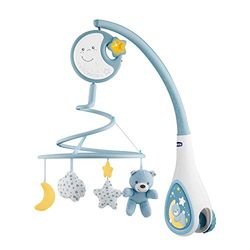 Chicco - Muziekmobiel Next2Dreams - Boxmobiel voor Baby - Muziek en Ontspannende Geluiden - Inclusief Nachtlampje - Blauw