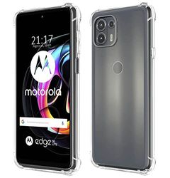 Transparent silikonskydd för Motorola Edge 20 Lite