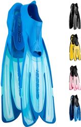 CRESSI Agua Fins - Palmes Chaussantes de Snorkeling, Aiguemarine/Bleu, 31/32, Enfants