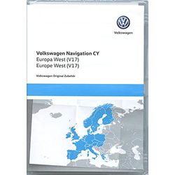 Volkswagen 1T0051859AS navigatie DVD-ROM Europe West V17, alleen voor RNS 510/810, alleen voor CY-apparaatplatform