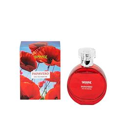 L'AMANDE - Profumo Donna Fresco e Naturale con Note di Mimosa e Orchidea, Profumo Donna con Profumi di Ambra e Muschio Bianco, Eau de Parfum Sentori Fioriti e Speziati - Papavero, 50 ml