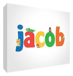 Little Helper JACOB-A7BLK-15DE - Souvenirs miniatures pour bébé - Personnalisable avec nom de garçon - Jacob - Petit format - 7,4 x 10,5 x 2 cm