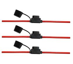 Offgridtec vk3-004946 - Portafusibles Plano, Color Rojo