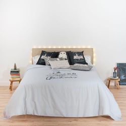 BELUM | Harry Potter Dekbedovertrek, 50% Katoen - 50% Polyester, Zweinstein in Kerstmis 90 (155 x 220 cm)
