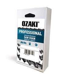 OZAKI - Chaîne Tronçonneuse 3/8" LP - Jauge 1,1 mm (0,43") - Profil de Gouge Semi-Carré - 40 Entraîneurs - 25 cm