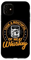 Ha preso un boccone di whisky pulito design per i bevitori Custodia per iPhone 11