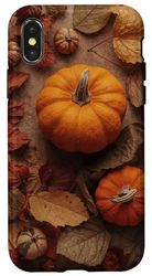 Pumpkin Patch Autumn Accesorios para teléfono Carcasa para iPhone X/XS