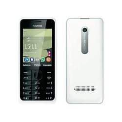 Nokia 301 - Teléfono móvil (6,1 cm (2.4"), 240 x 320 Pixeles, LCD, microSD (TransFlash), 64 MB, 32 GB) Negro, Color Blanco