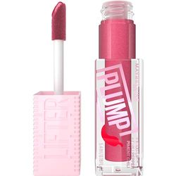Maybelline New York, Lifter Plump Lip Gloss, Lasting Plump, Heated Formula with Hyaluronic Acid and Chilli Pepper, XL Wand, Vegan Formula, Shade: 002 Mauve Bite