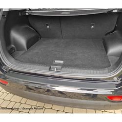 MAX6 Custom-fit Rear bumper protection film compatible with Nissan Qashqai II Facelift 2017-2020 - Carbon-look