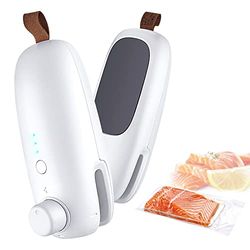 Mini saldatrice 2 in 1 Mini Bag Sealer, USB ricaricabile, saldatrice per sacchetti, saldatrice a mano, sacchetti, taglio e chiusura a caldo, pratico sacchetto di saldatura