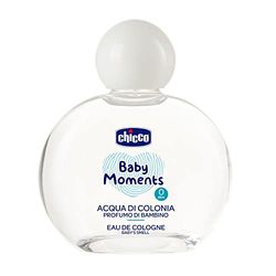 Chicco Acqua Di Colonia Baby Moments, Acqua Profumata Per Bambini, Delicata Fragranza con Ingredienti di Origine Naturale, 0 Mesi+,100 ml