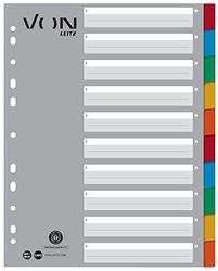 V:Index van Card Multicolour A4 Maxi 10 tabbladen
