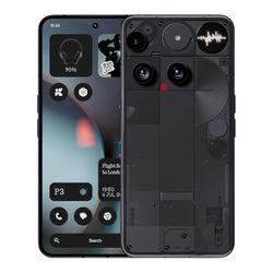 Nothing Phone (3) – Smartphone con tripla fotocamera posteriore da 50 MP, batteria al silicio-carbonio a lunga durata 24 ore, display AMOLED 6,67" 120Hz, Glyph Matrix, 16GB + 512GB – Nero