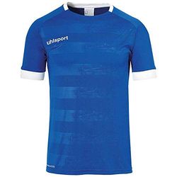 uhlsport Division II Shirt Shortsleeved Type de Haut Homme, Bleu Ciel/Blanc, S