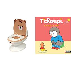 Bambisol Pot Bebe Toilette Ourson | Apprentissage Propreté Enfant, Entretien Facile | Ours & T'choupi va sur le pot - Dès 2 ans (33)